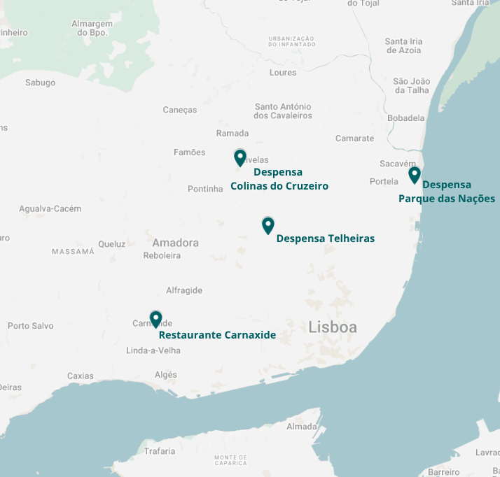 Despensa da Avó em 4 localizações